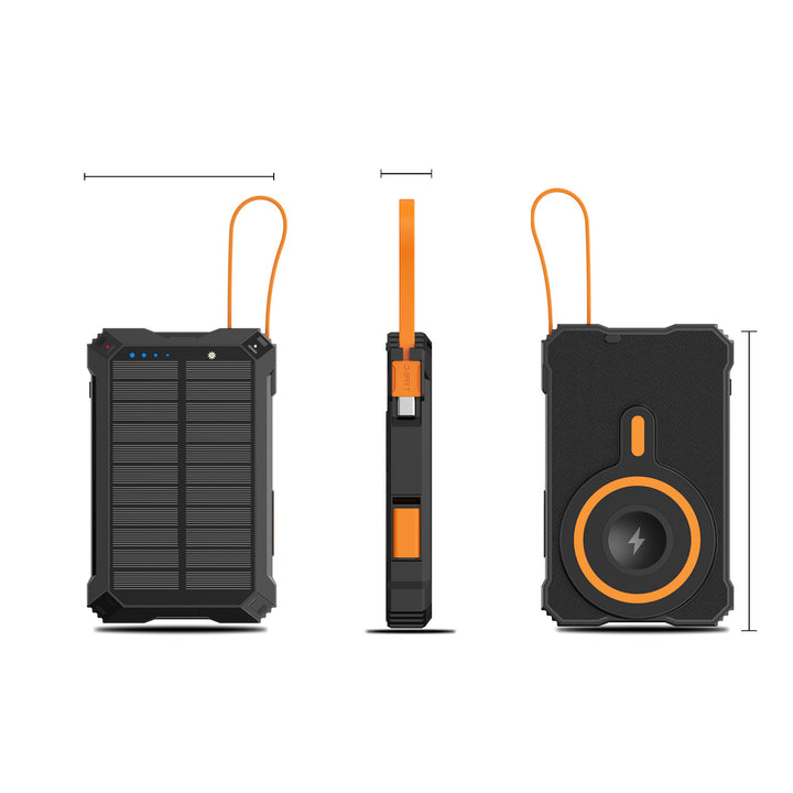 Solar-powered power bank with wireless charger Kalsten