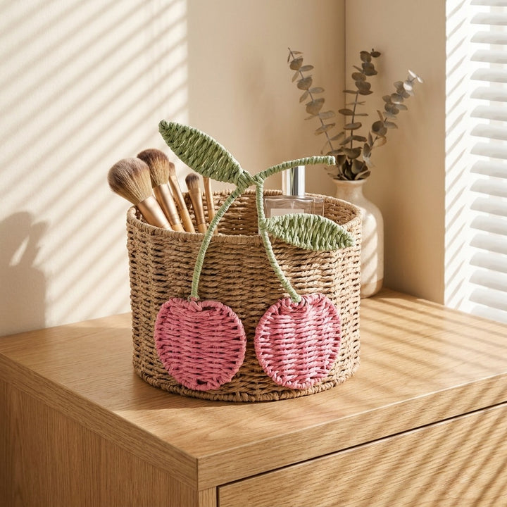 Playful storage basket with fruit design Kalsten