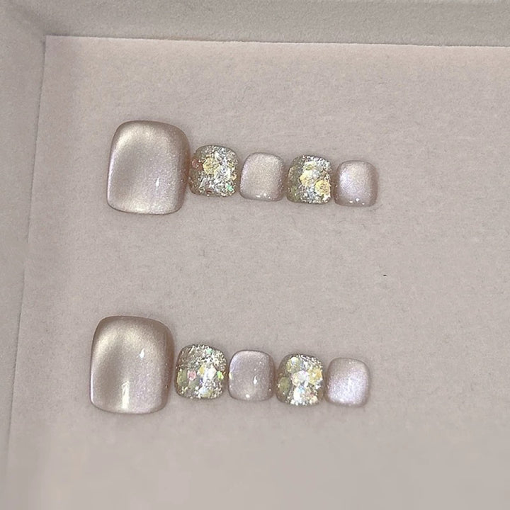 Decorative Press-On Toe Nails Kalsten