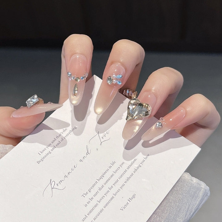 Elegant Decorative Press-On Nail Art Kalsten
