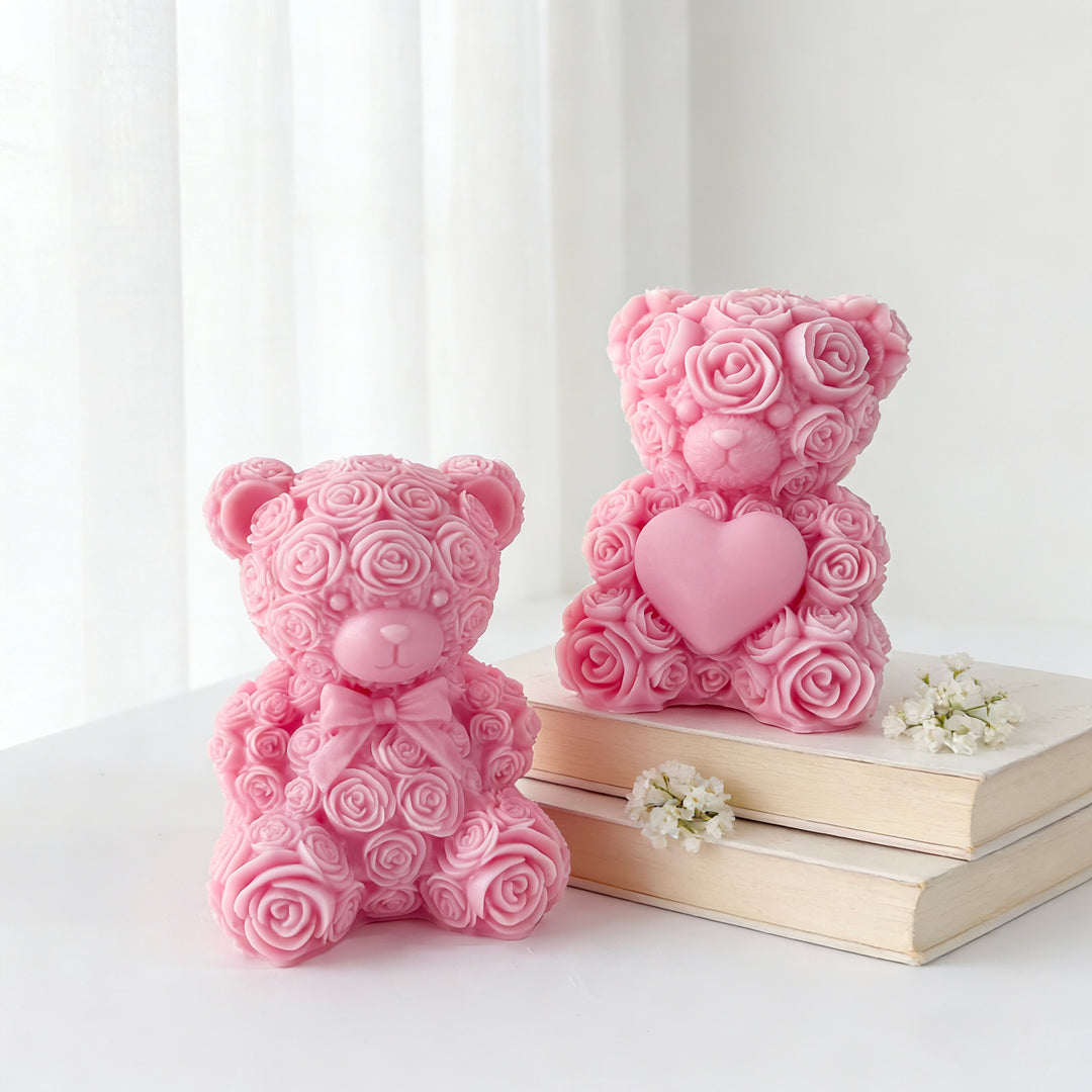 Teddy Bear Shaped Decorative Candle