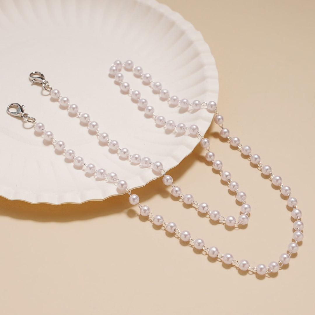 Pearl-Linked Eyewear Chain Kalsten
