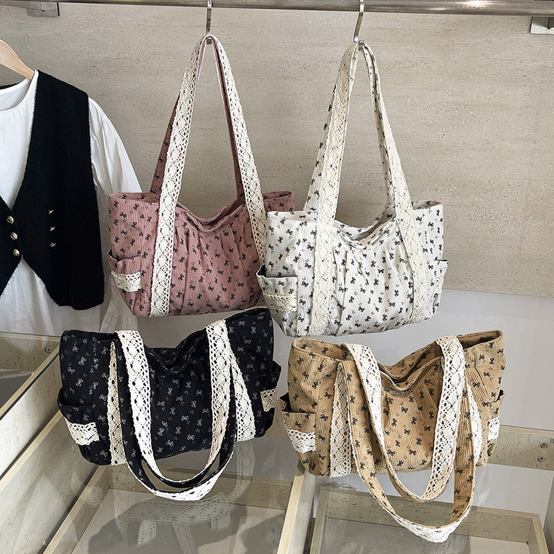 WoElegant Floral Print Tote Bag Kalsten