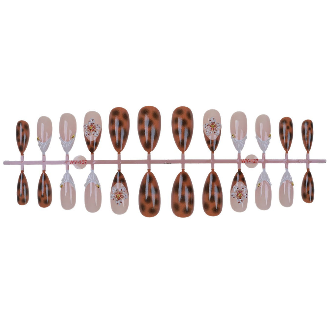 Elegant Floral Press-On Nail Art Kit Kalsten