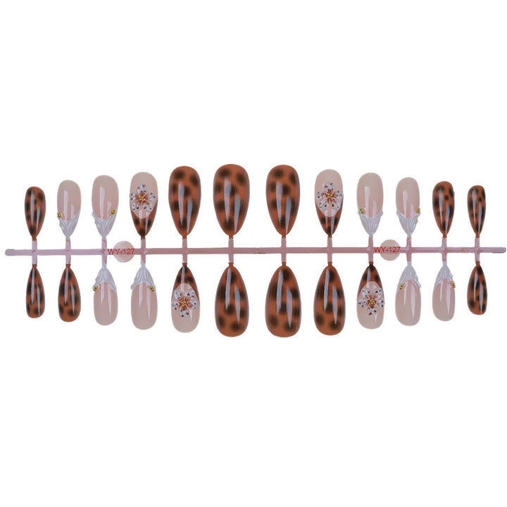 Elegant Floral Press-On Nail Art Kit Kalsten