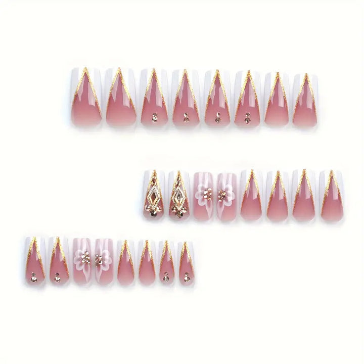 Ornate Floral Nail Art Set Kalsten