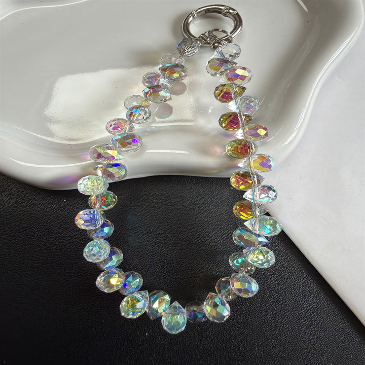 Sparkling Crystal Beaded Keychain Kalsten