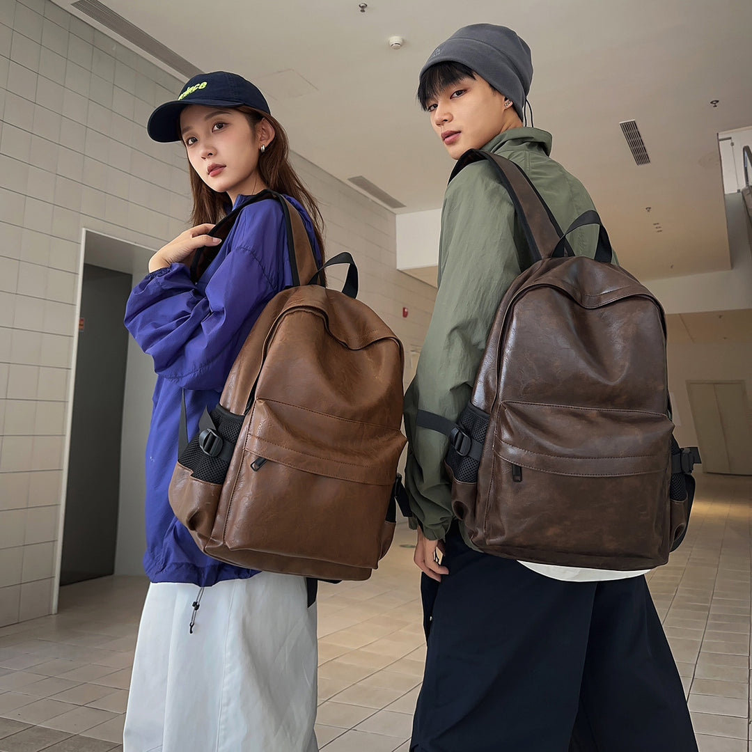 Stylish Faux Leather Backpack Kalsten
