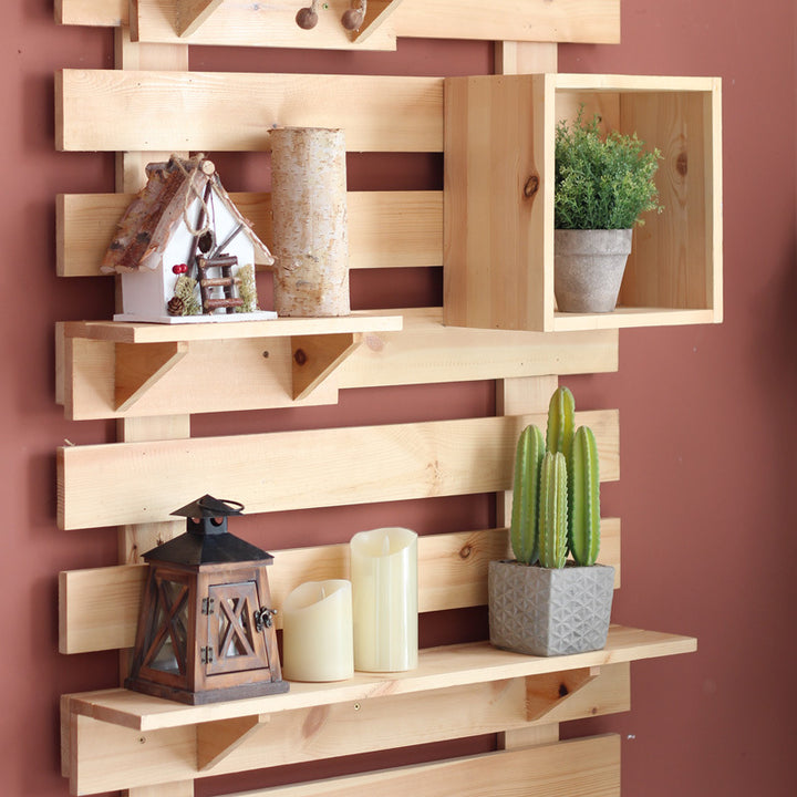 Wall shelf made of high-quality wood Kalsten
