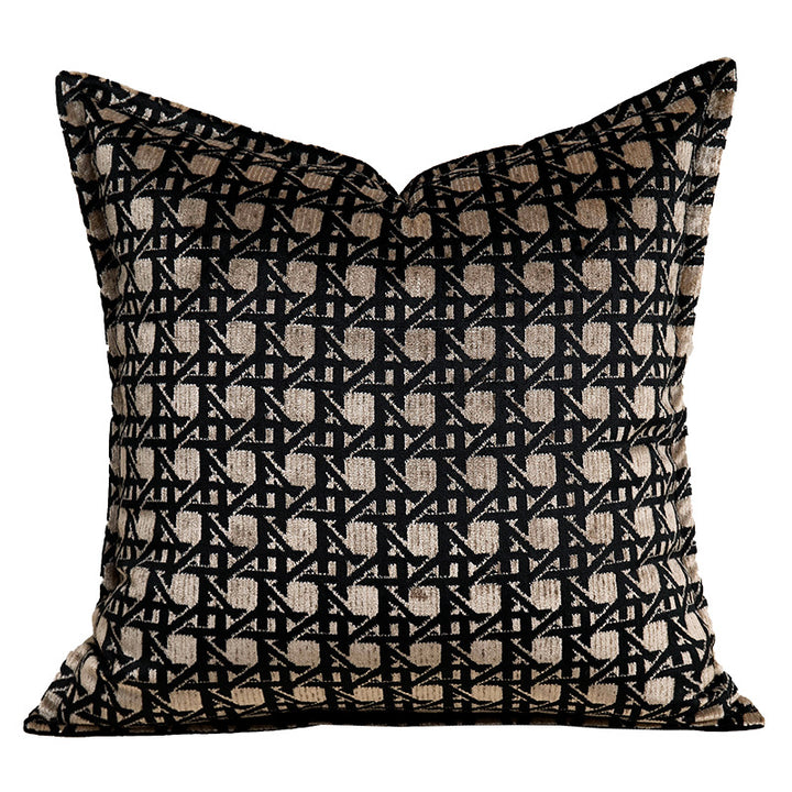 Artistic Leopard Embroidered Decorative Cushion Cover