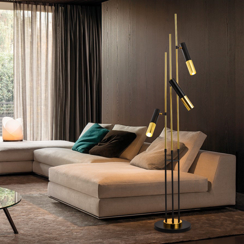 Adjustable Multi-Head Floor Lamp
