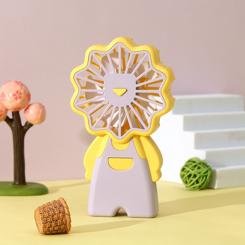 Ladies Portable Fan in Fun Flower Design Kalsten