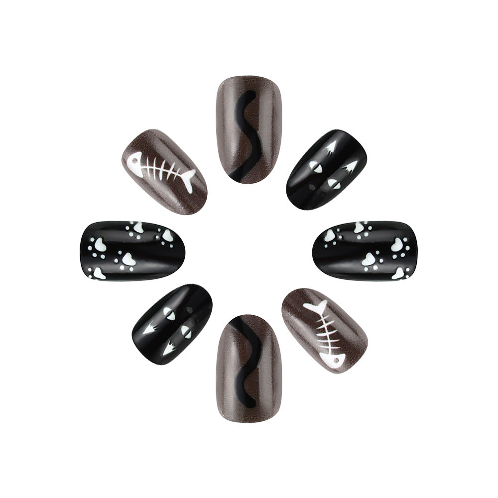 Creative Cat-Themed Nail Art Set Kalsten