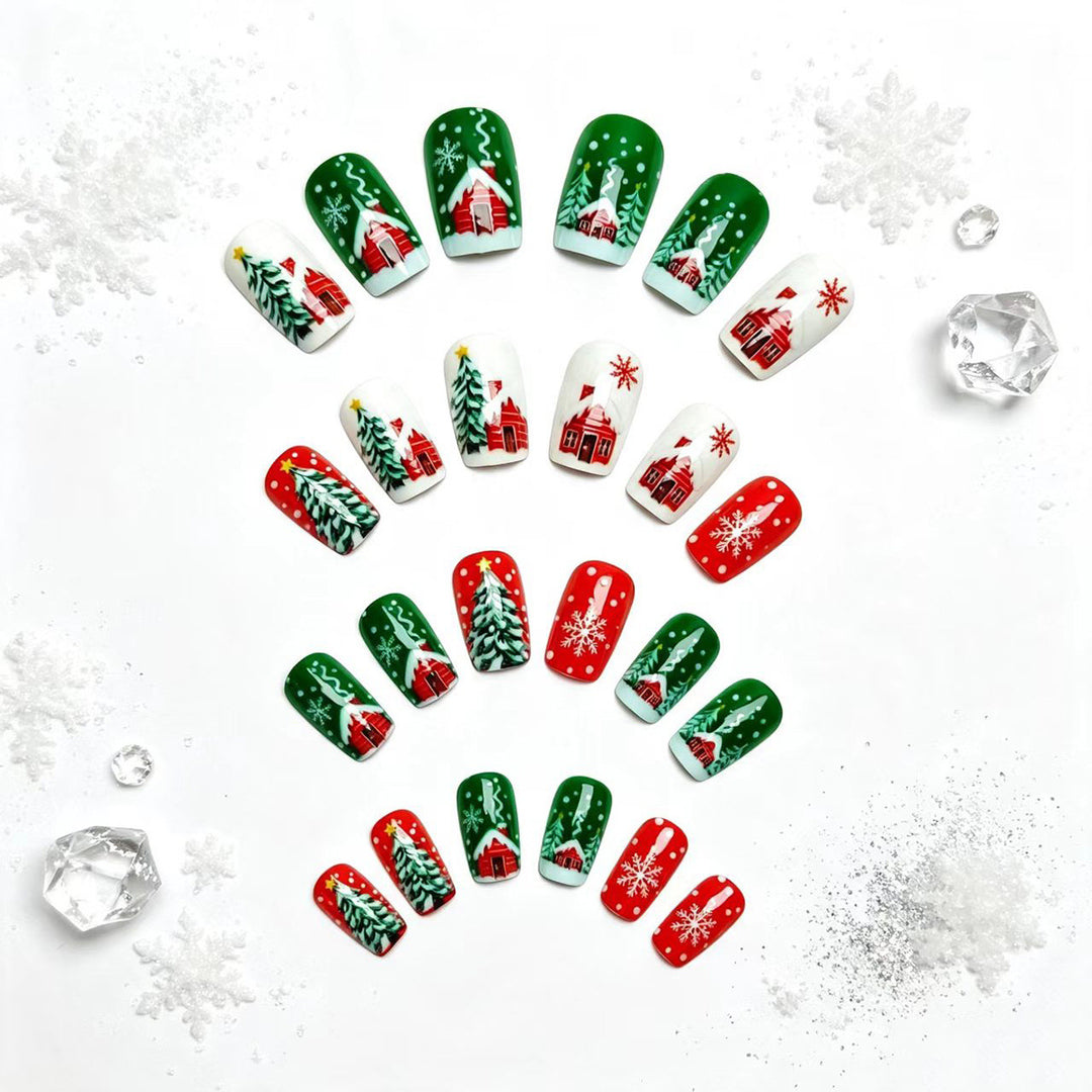 Holiday-Themed Festive Nail Art Kalsten