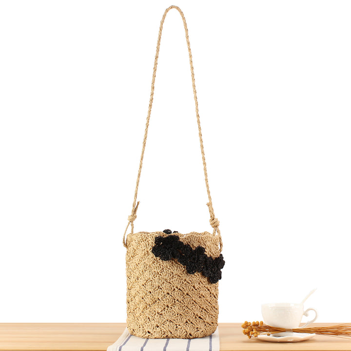 Handmade tote bag with floral accents Kalsten