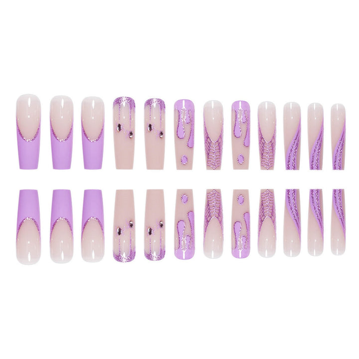 Glamorous Decorative Press-On Nail Extensions Kalsten