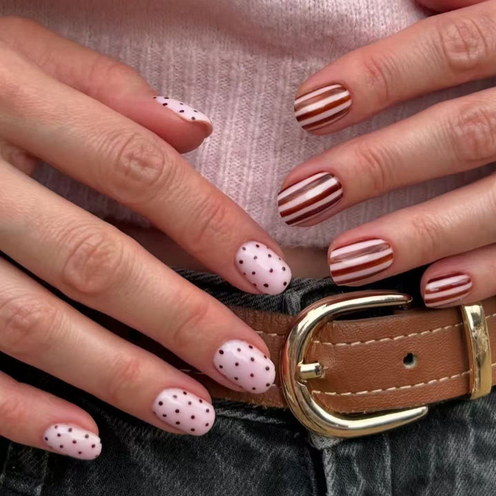 Artistic Multi-Patterned Nail Art Set