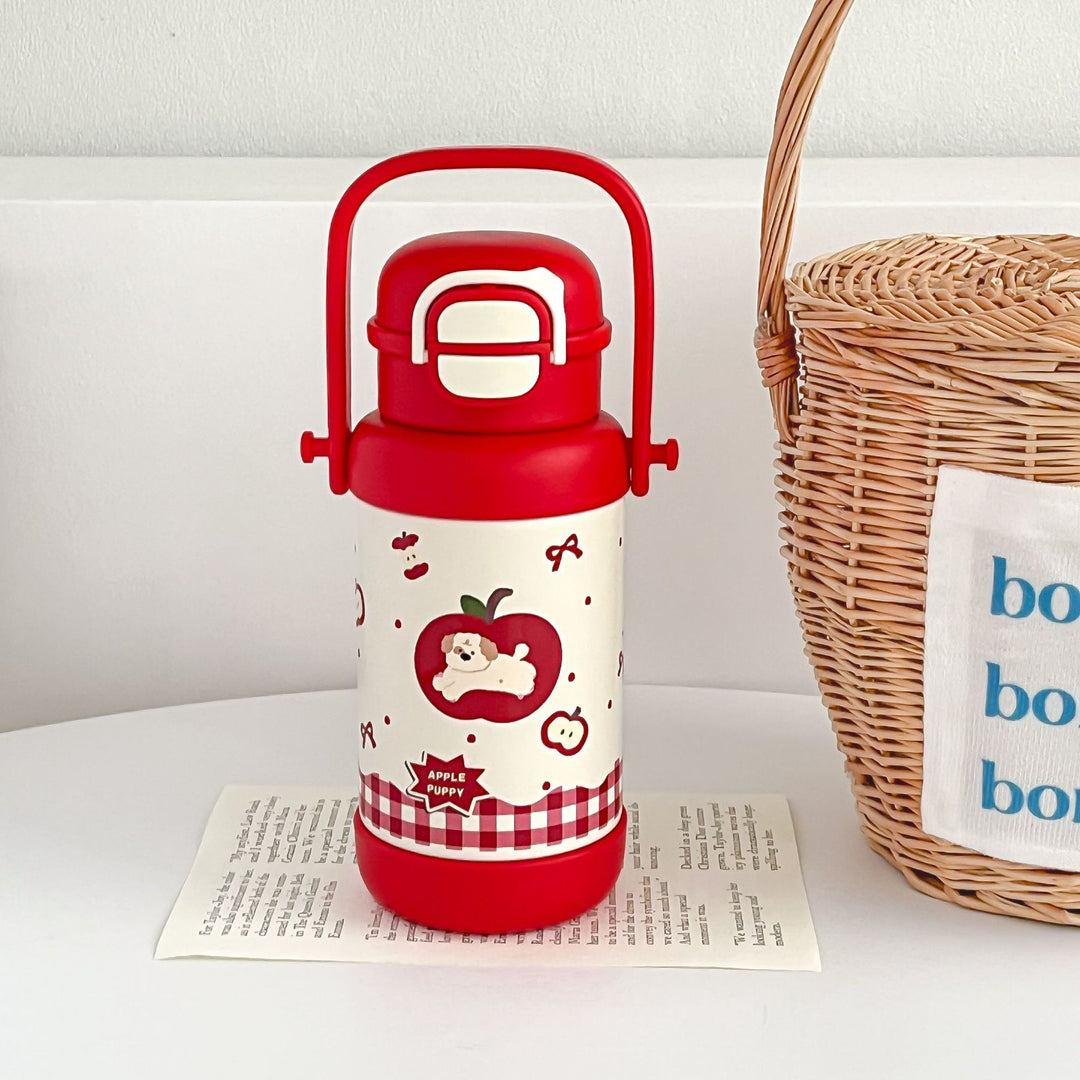 Women Insulated Drinking Bottle with Practical Carry Handle and Cute Design Kalsten