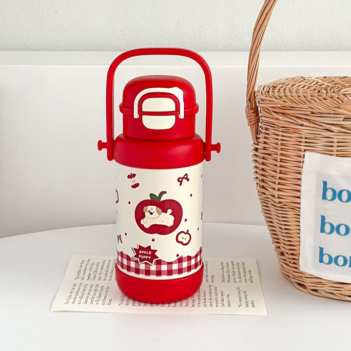 Women Insulated Drinking Bottle with Practical Carry Handle and Cute Design Kalsten