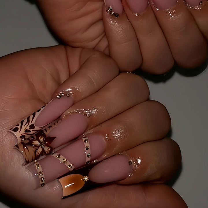 Elegant Acrylic Press-On Nail Art Set Kalsten