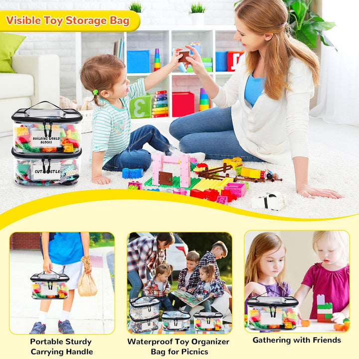 Transparent Storage Organizer for Building Blocks Kalsten