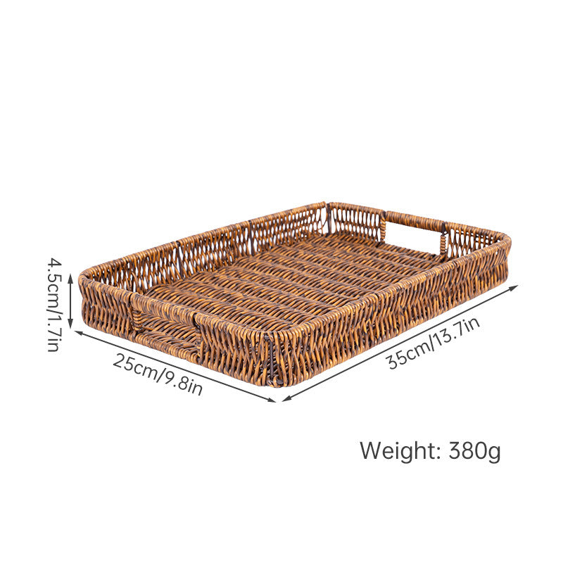 Rectangular Woven Serving Tray Kalsten