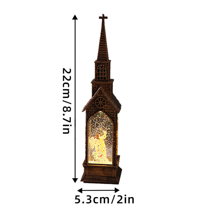 Illuminated Christmas Church Decoration Kalsten