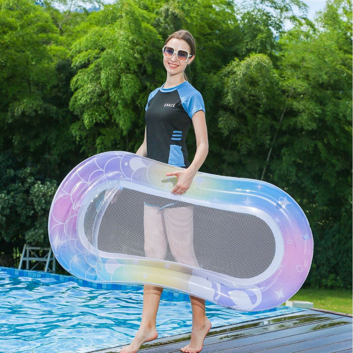 Women's Inflatable Water Lounge with Mesh Surface Kalsten