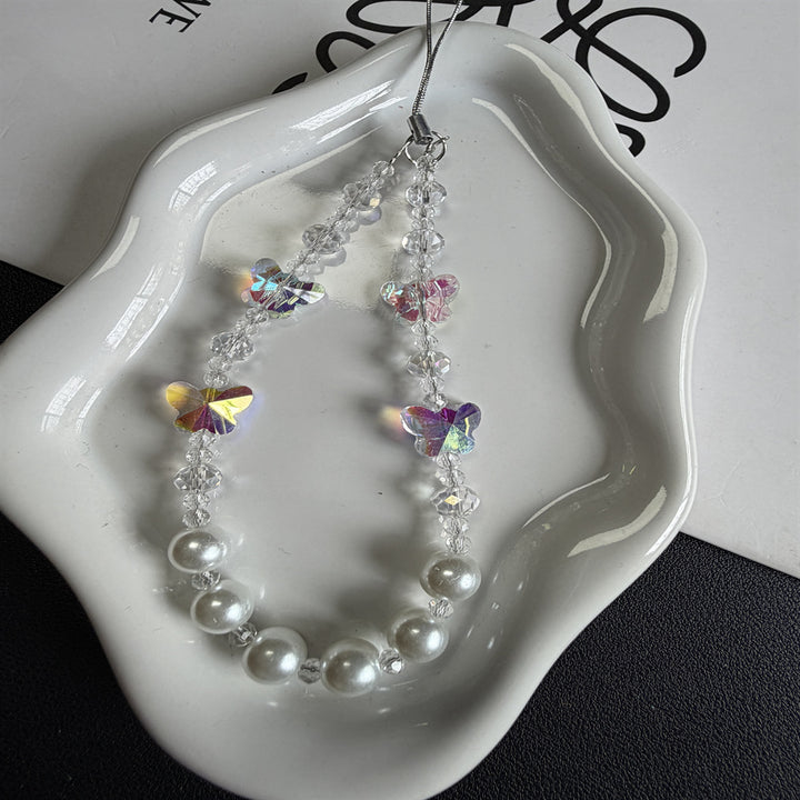 Decorative Butterfly Beaded Eyewear Chain Kalsten