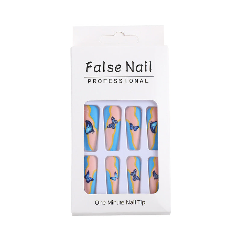 Artificial nails with creative floral designs Kalsten