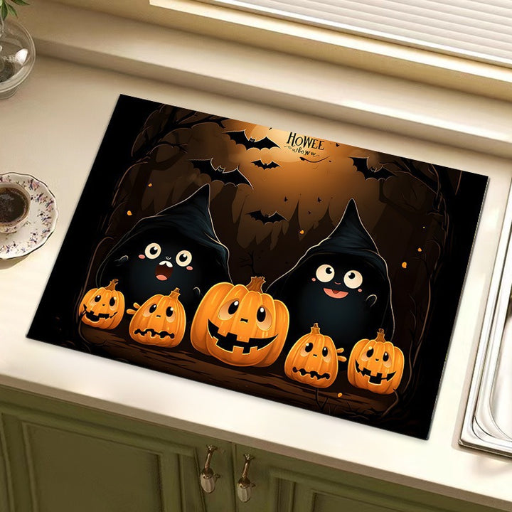 Halloween-Themed Decorative Kitchen Mat Kalsten