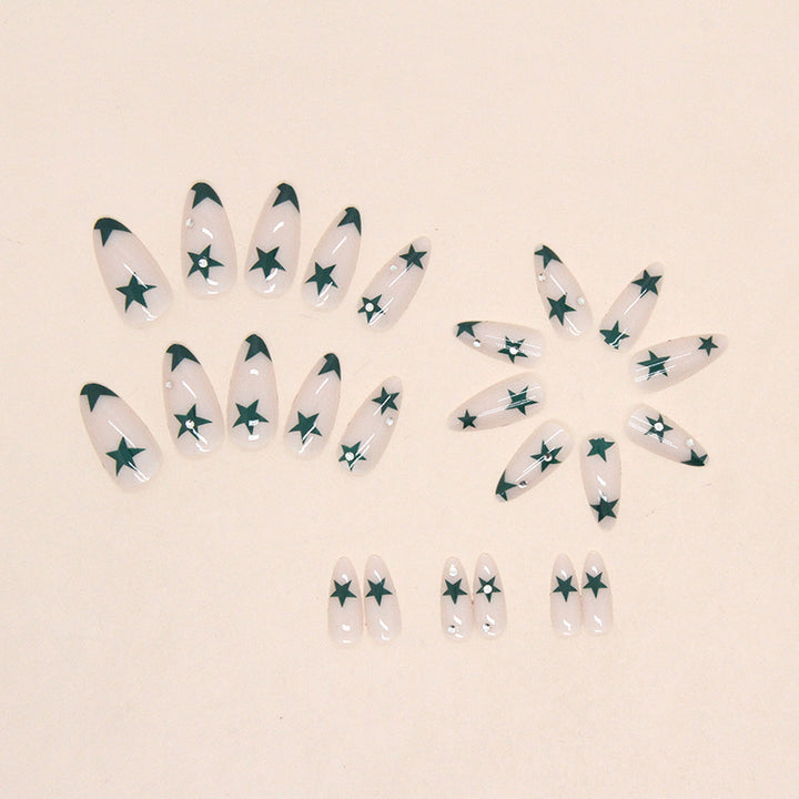 Artistic Star Design Press-On Nail Tips Kalsten
