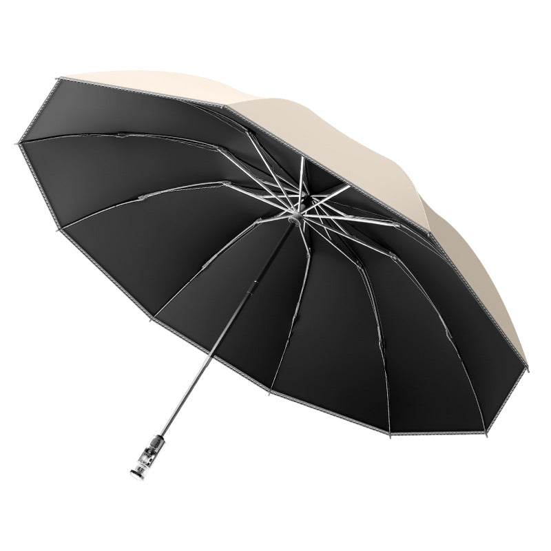 Women's automatic UV protection folding umbrella with compact design and ergonomic grip Kalsten