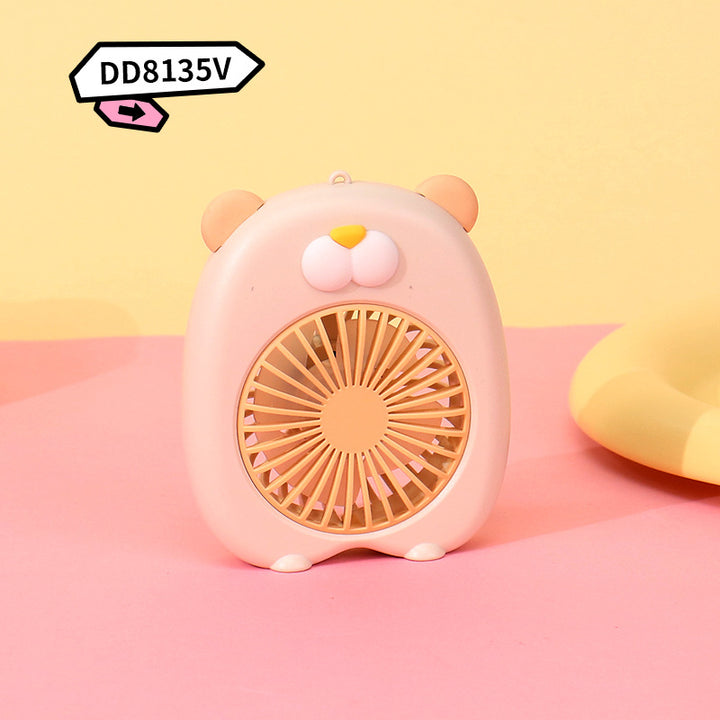 Women's Portable Hand Fan in Cute Pig Design Kalsten