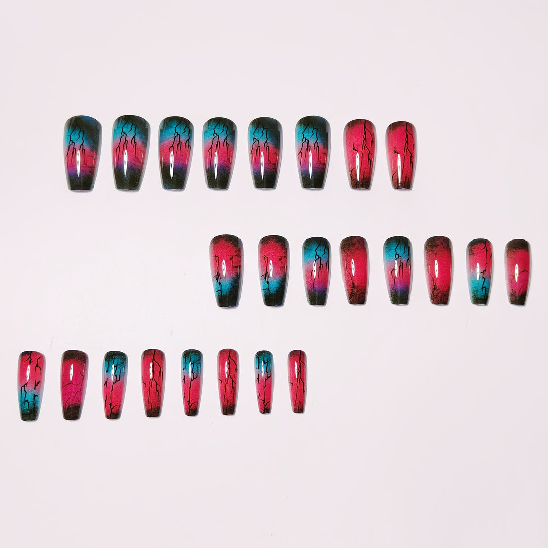 Artistic Gradient Nail Design Kalsten