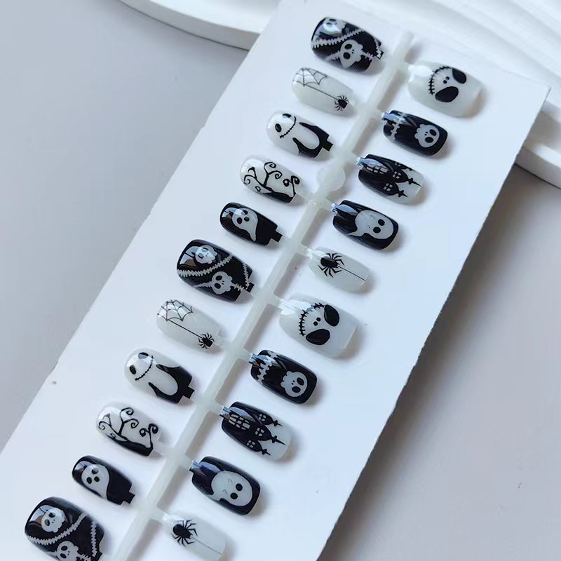 Artificial nails with Halloween motif Kalsten