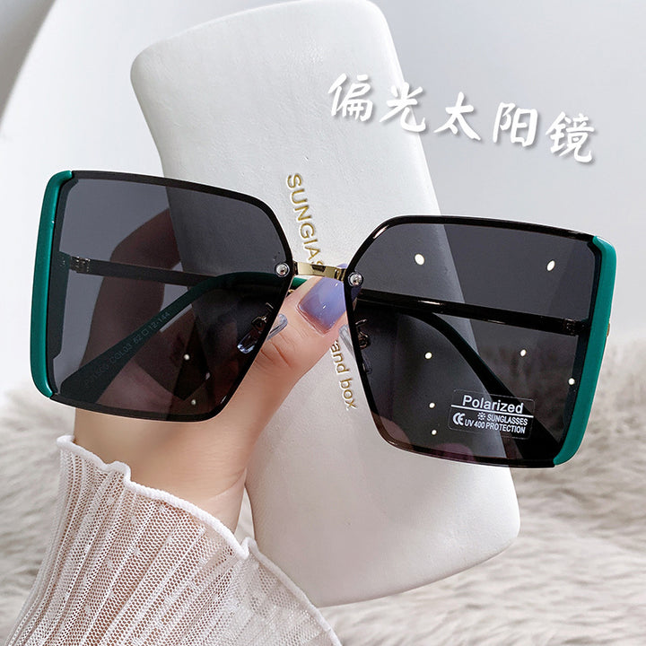 Women's oversized square sunglasses with polarized lenses Kalsten