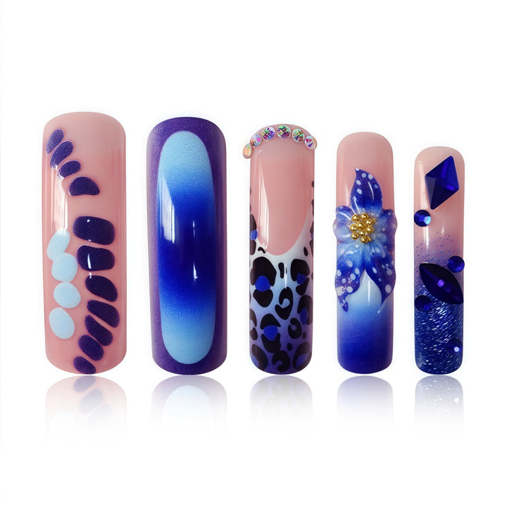 Decorative Press-On Nail Art Extensions Kalsten 1787913645