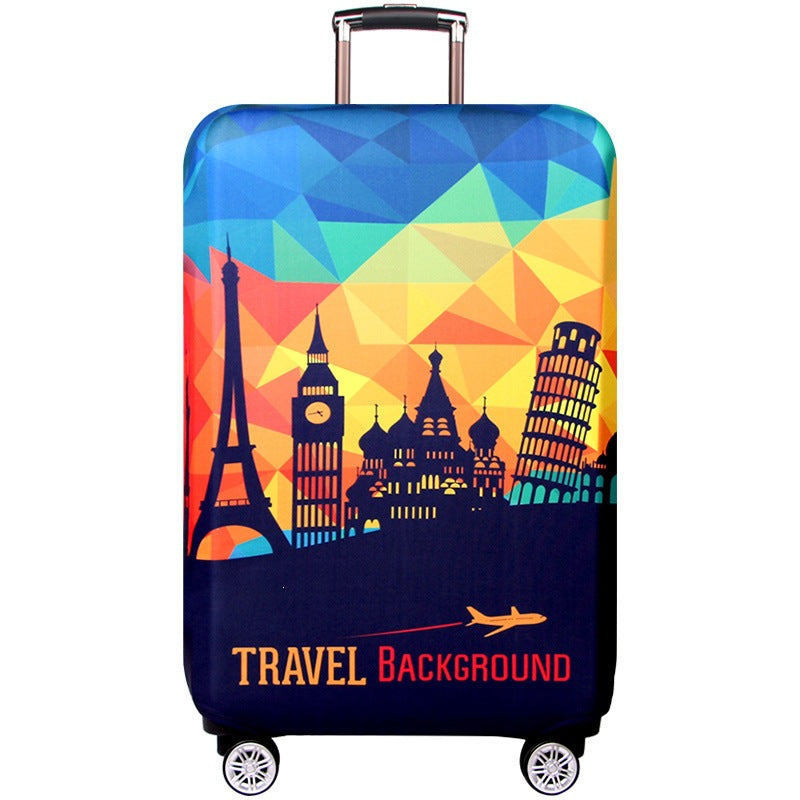 Ladies hard shell suitcase with elegant pattern print Kalsten