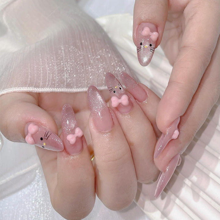 Playful Themed Press-On Nail Set Kalsten