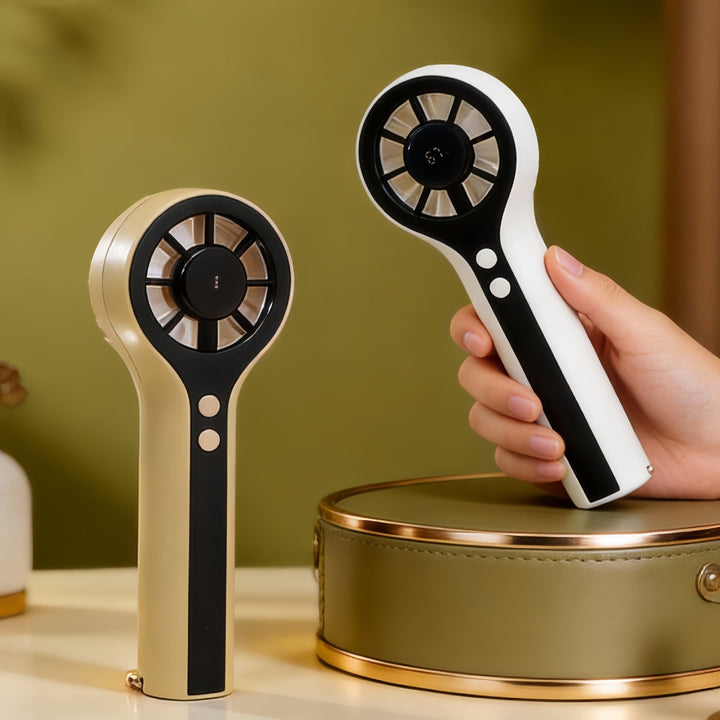 Women's Portable Handheld Fan with Digital Temperature Display Kalsten 1782398189