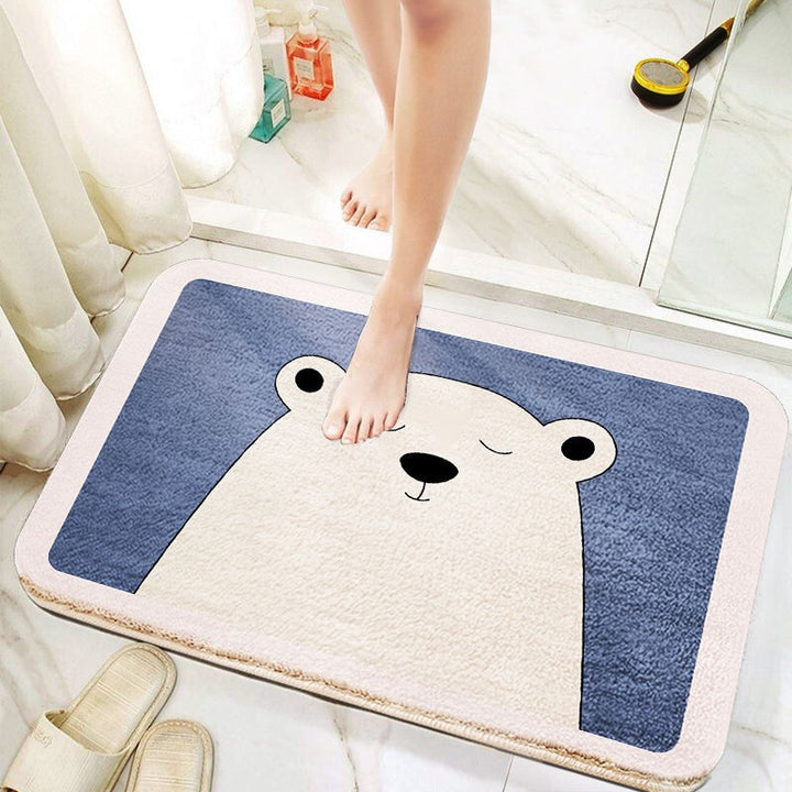 Fun Polar Bear Bath Mat Kalsten