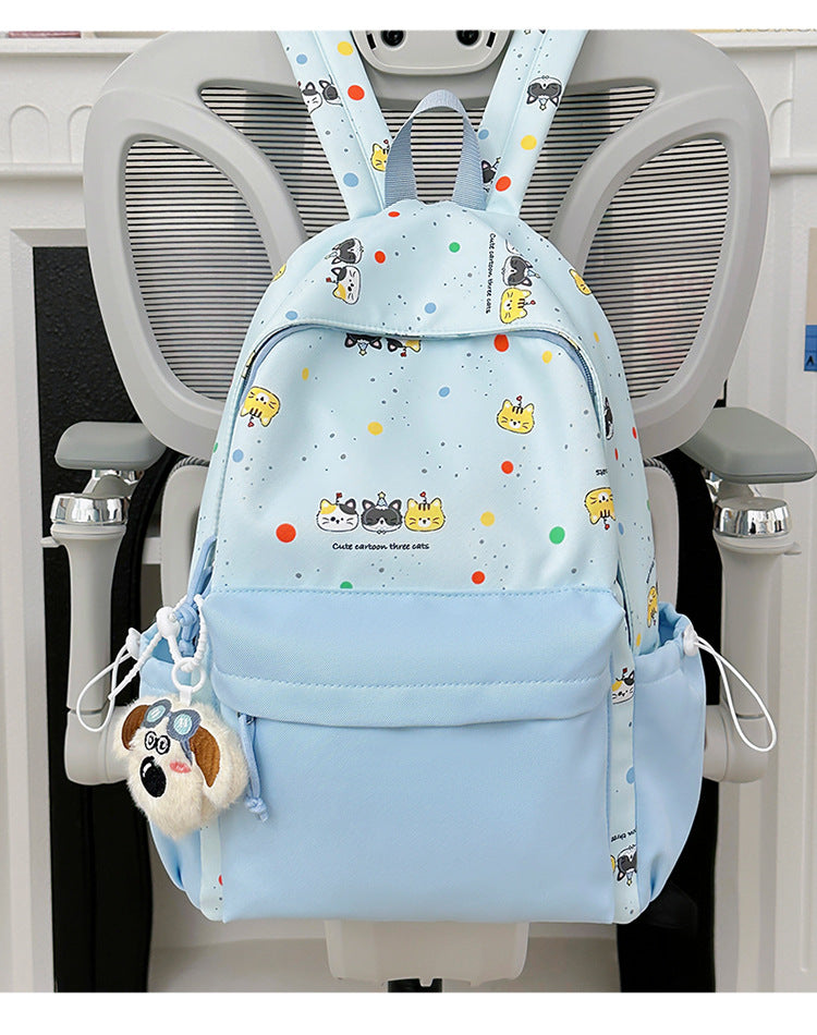 Backpack with Cute Cartoon Design and Practical Compartments Kalsten