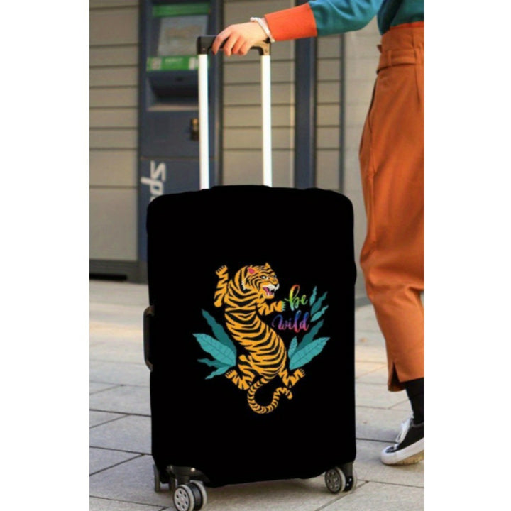 Women's Hardshell Travel Suitcase with Individual Tiger Design Kalsten
