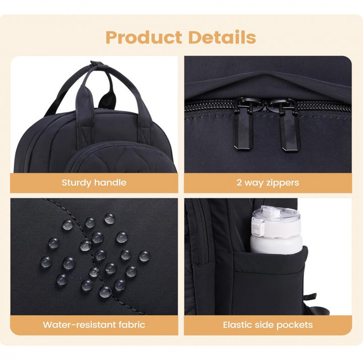 Eleganter Quilted Backpack Kalsten