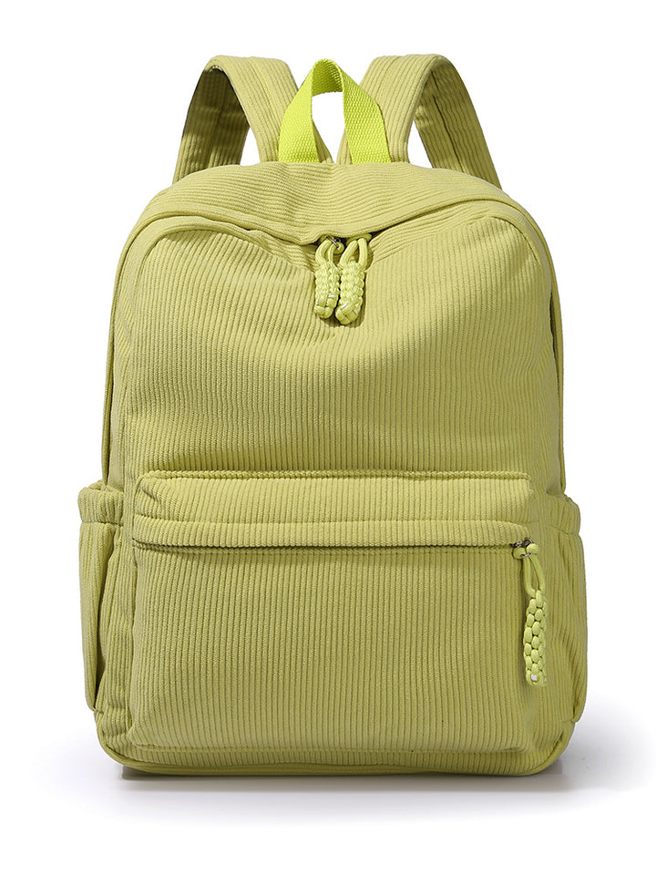 Casual Corduroy Backpack Kalsten