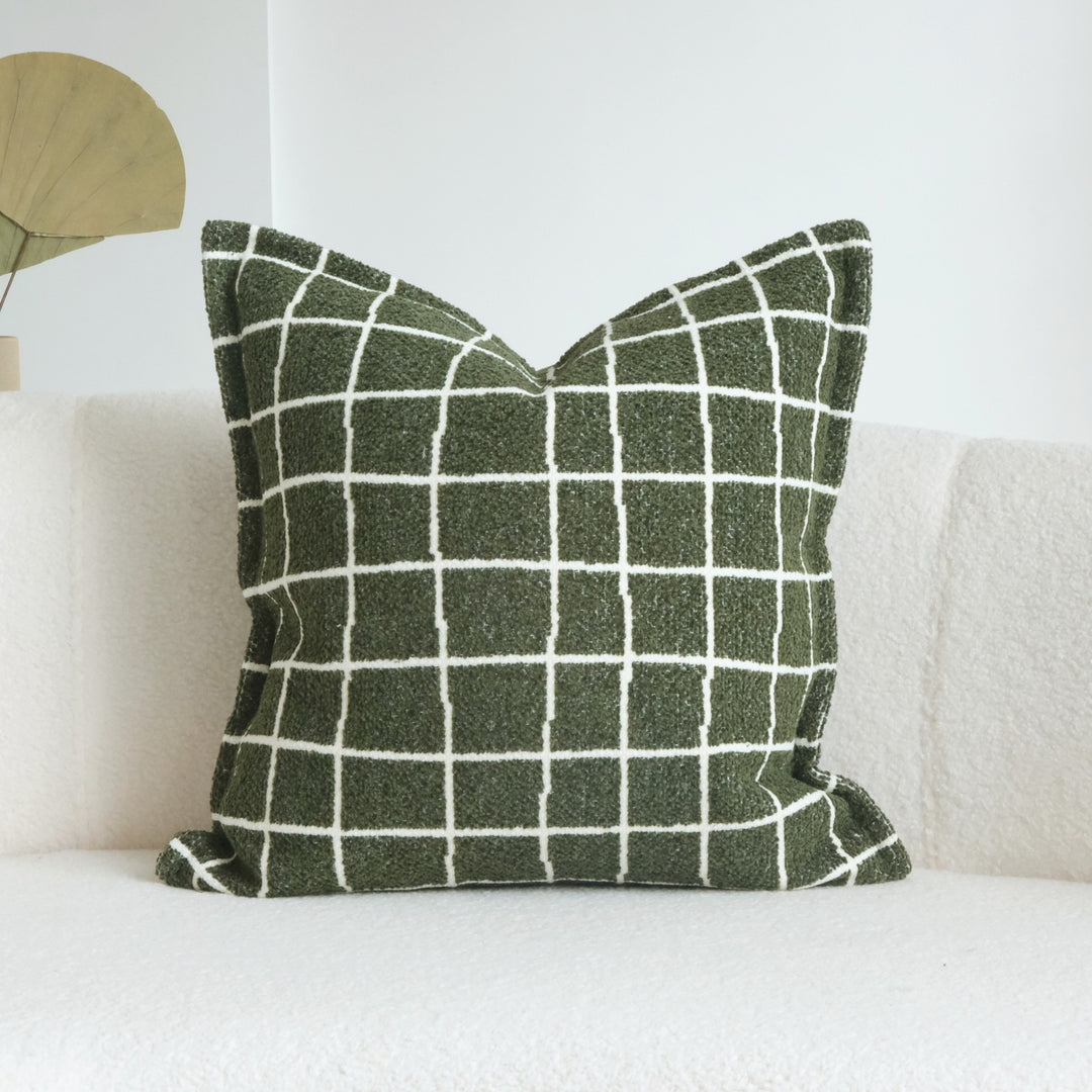 Textured Velvet Accent Cushion for Home Decor