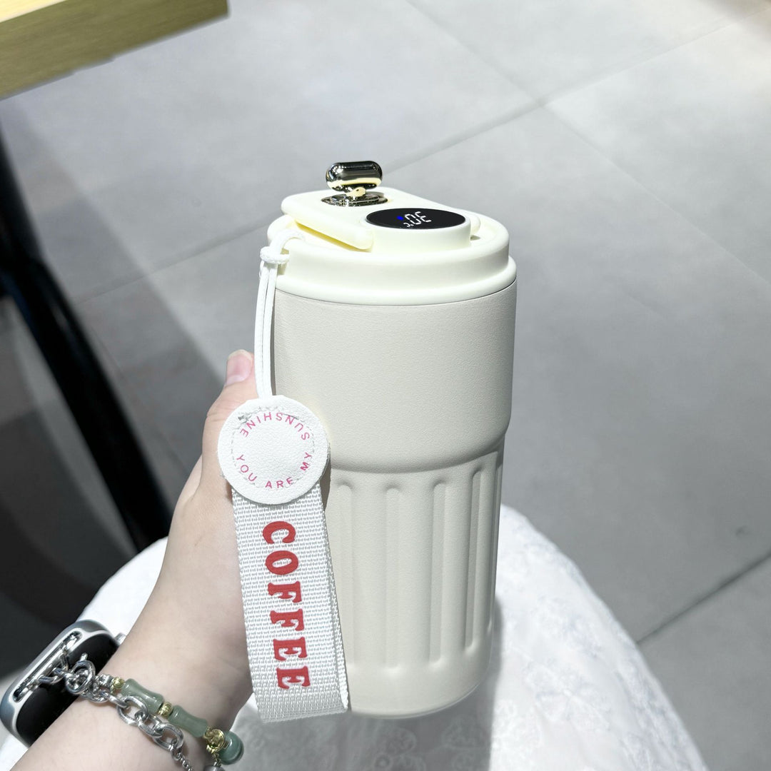 Ladies insulated cup with practical carrying strap Kalsten