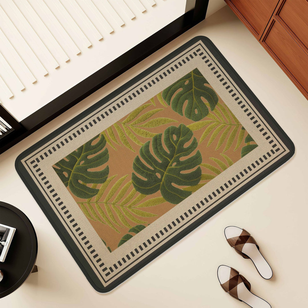 Artistic Floral Design Area Mat Kalsten