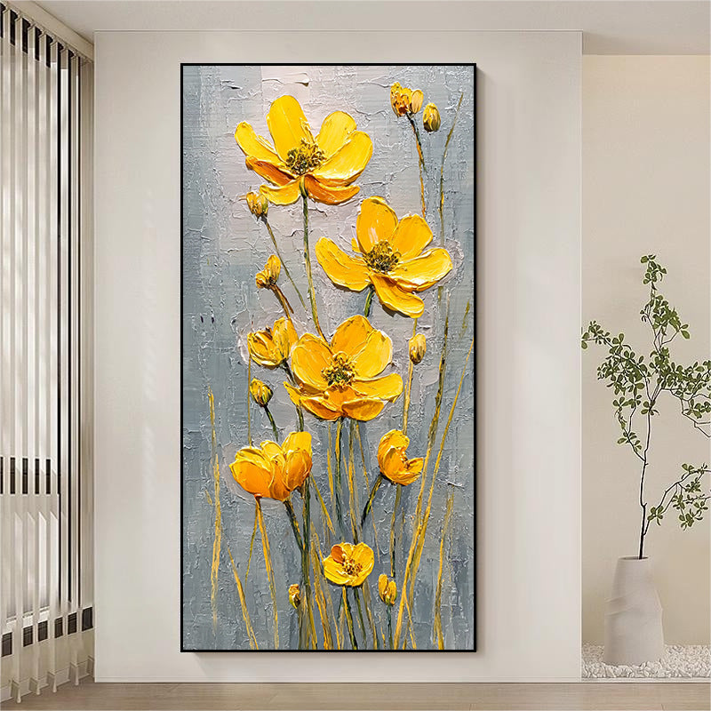 Floral Wall Art Canvas Print